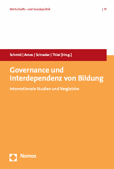 Cover des Buchs: Governance und Interdependenz von Bildung