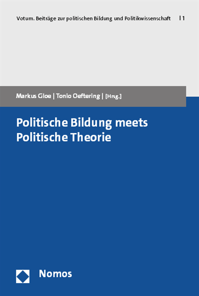 Cover des Buchs: Politische Bildung meets Politische Theorie