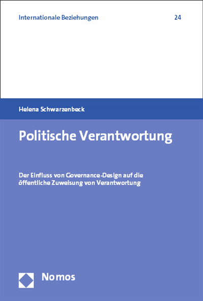 Cover des Buchs: Politische Verantwortung