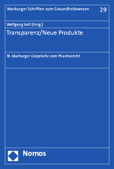 Cover des Buchs: Transparenz/Neue Produkte