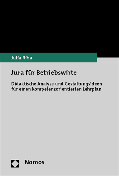 Cover des Buchs: Jura für Betriebswirte