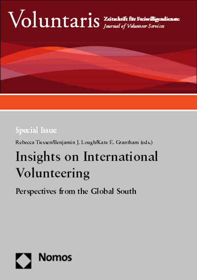 Cover des Buchs: Insights on International Volunteering