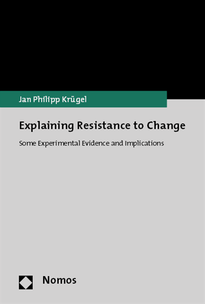 Cover of book: Explaining Resistance to Change