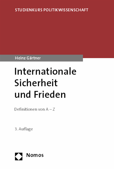 Cover des Buchs: Internationale Sicherheit und Frieden