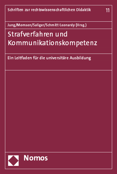 Cover des Buchs: Strafverfahren und Kommunikationskompetenz