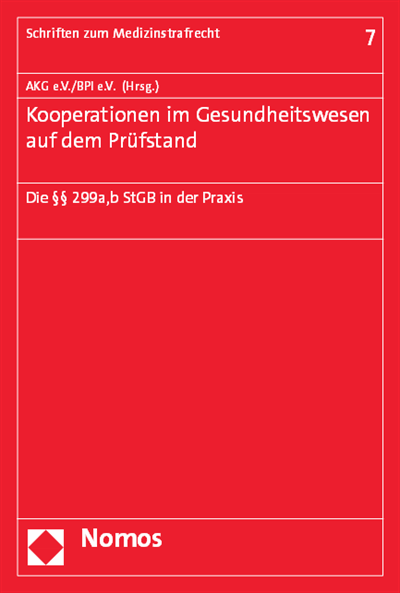 Cover des Buchs: Kooperationen im Gesundheitswesen auf dem Prüfstand