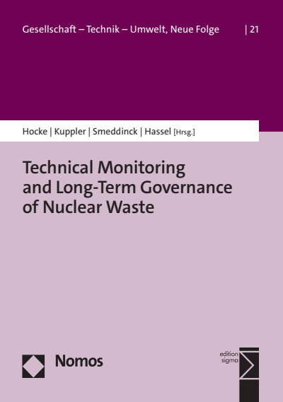 Cover des Buchs: Technical Monitoring and Long-Term Governance of Nuclear Waste