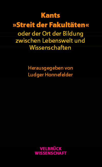 Cover des Buchs: Kants »Streit der Fakultäten«