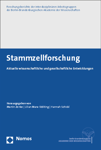 Cover des Buchs: Stammzellforschung