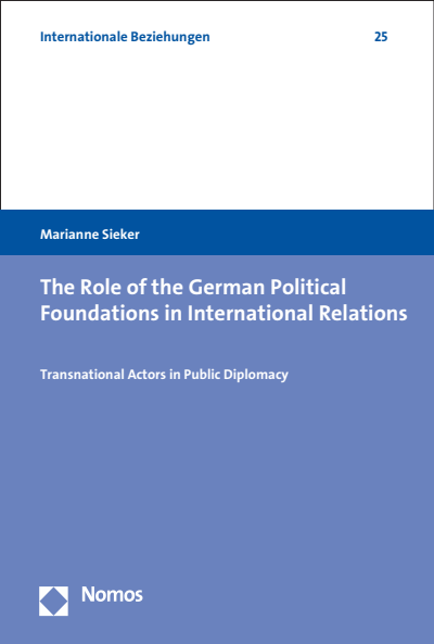 Cover des Buchs: The Role of the German Political Foundations in International Relations