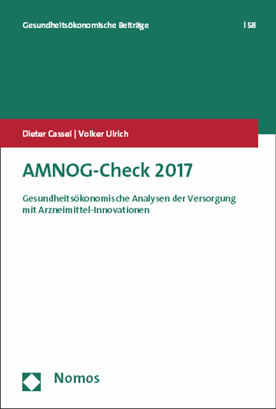 Cover of book: AMNOG-Check 2017