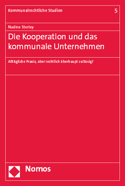 Cover des Buchs: Die Kooperation und das kommunale Unternehmen