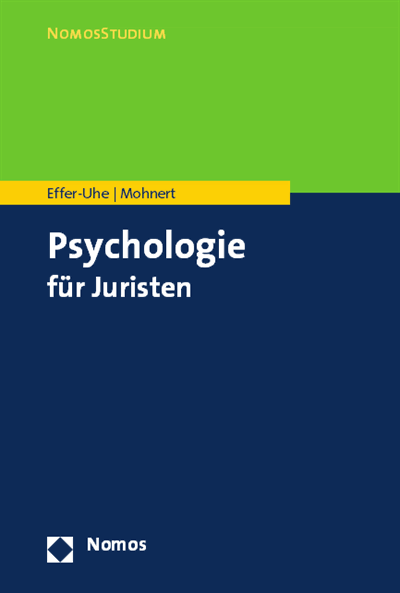 Cover des Buchs: Psychologie für Juristen