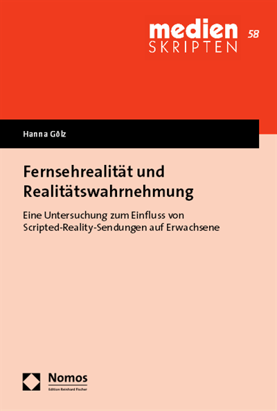 Cover des Buchs: Fernsehrealität und Realitätswahrnehmung