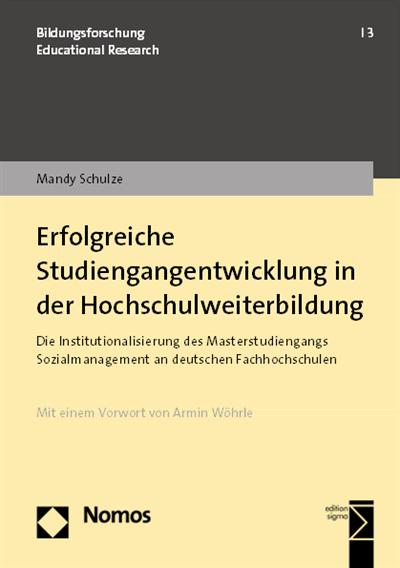 Cover des Buchs: Erfolgreiche Studiengangentwicklung in der Hochschulweiterbildung