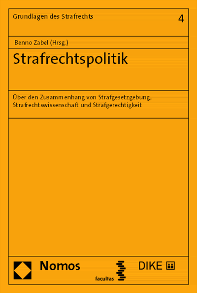 Cover of book: Strafrechtspolitik