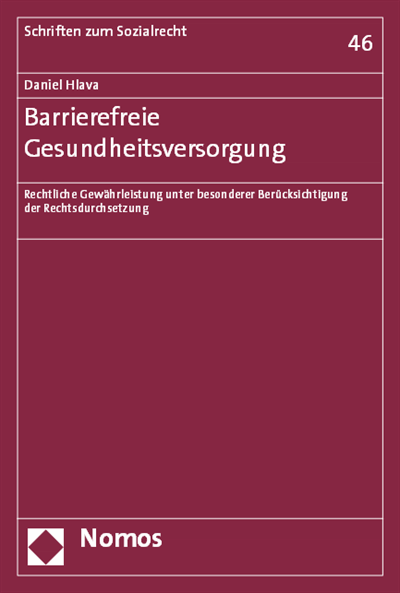 Cover des Buchs: Barrierefreie Gesundheitsversorgung