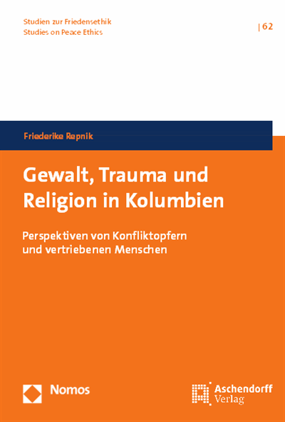 Cover des Buchs: Gewalt, Trauma und Religion in Kolumbien
