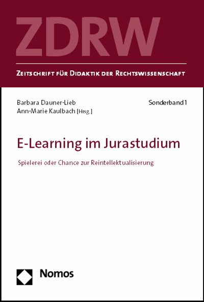 Cover des Buchs: E-Learning im Jurastudium