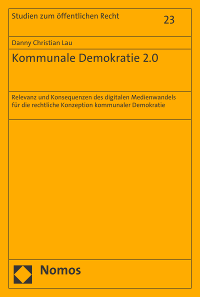 Cover des Buchs: Kommunale Demokratie 2.0