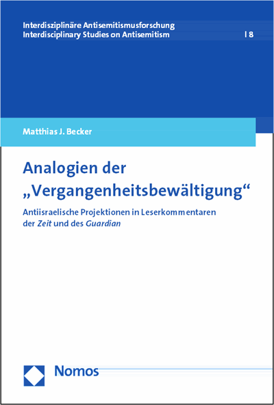 Cover des Buchs: Analogien der "Vergangenheitsbewältigung"