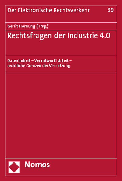 Cover des Buchs: Rechtsfragen der Industrie 4.0