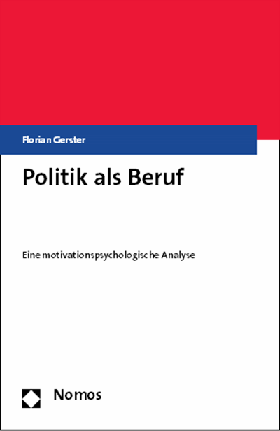 Cover des Buchs: Politik als Beruf