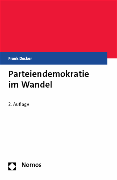 Cover des Buchs: Parteiendemokratie im Wandel