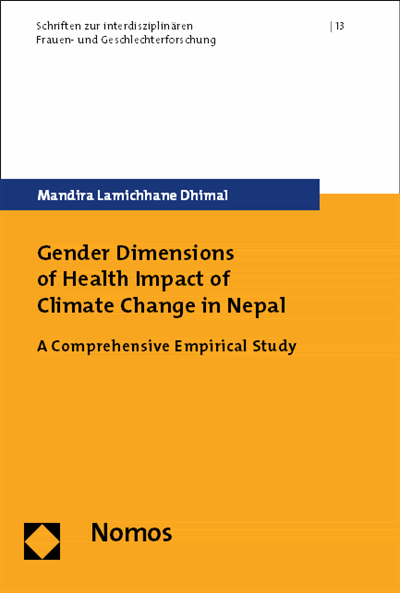 Cover des Buchs: Gender Dimensions of Health Impact of Climate Change in Nepal