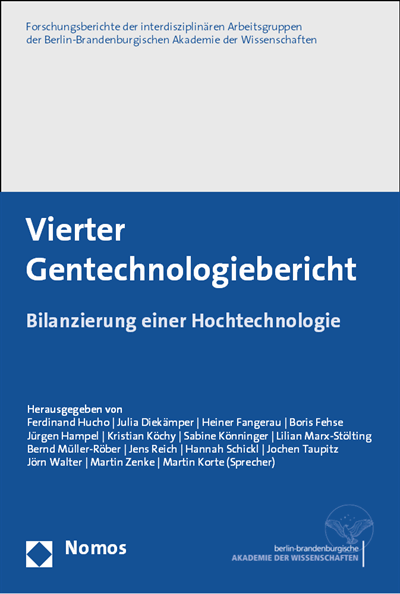 Cover des Buchs: Vierter Gentechnologiebericht