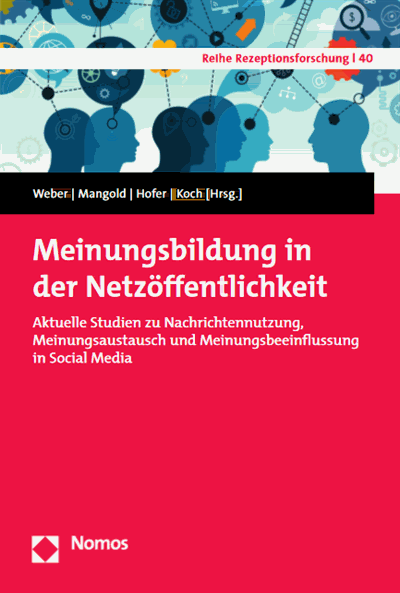 Cover des Buchs: Meinungsbildung in der Netzöffentlichkeit