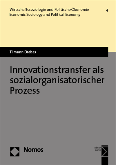 Cover of book: Innovationstransfer als sozialorganisatorischer Prozess