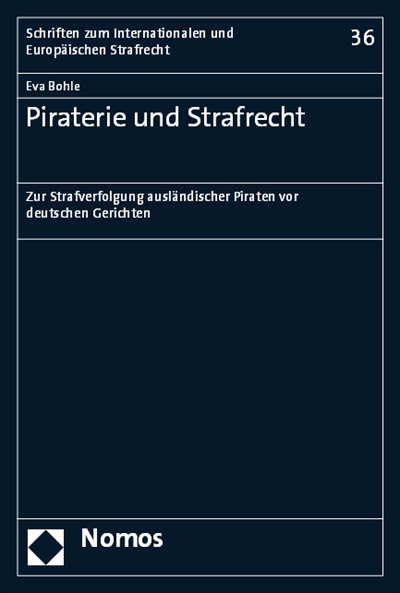 Cover des Buchs: Piraterie und Strafrecht