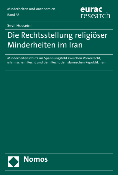 Cover des Buchs: Die Rechtsstellung religiöser Minderheiten im Iran