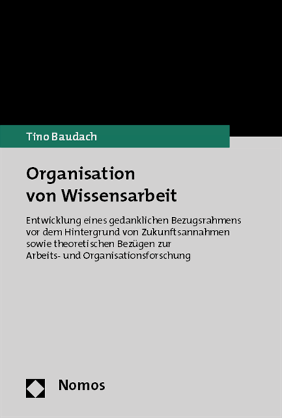 Cover of book: Organisation von Wissensarbeit