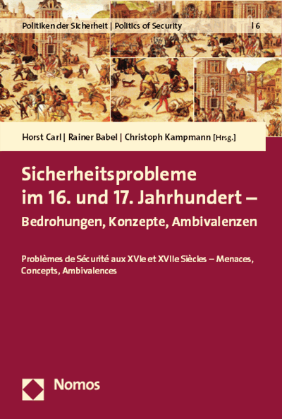 Cover of book: Sicherheitsprobleme im 16. und 17. Jahrhundert