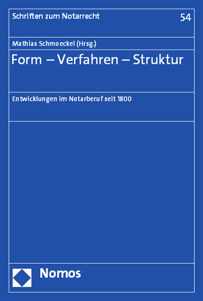 Cover des Buchs: Form - Verfahren - Struktur