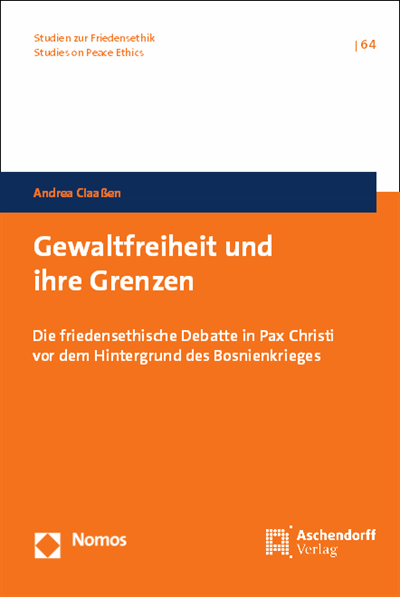 Cover des Buchs: Gewaltfreiheit und ihre Grenzen