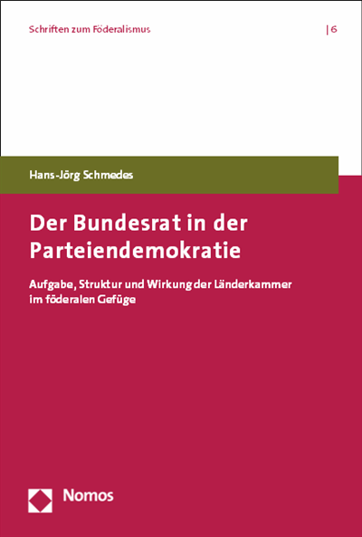 Cover des Buchs: Der Bundesrat in der Parteiendemokratie