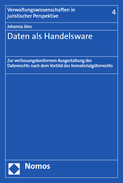 Cover des Buchs: Daten als Handelsware