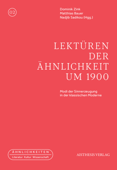 Cover des Buchs: Lektüren der Ähnlichkeit um 1900