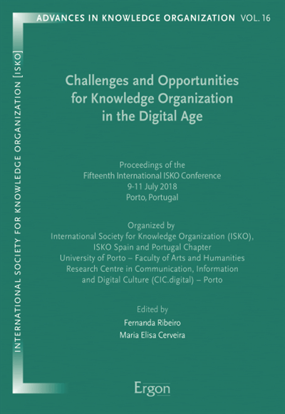 Cover des Buchs: Challenges and Opportunities for Knowledge Organization in the Digital Age