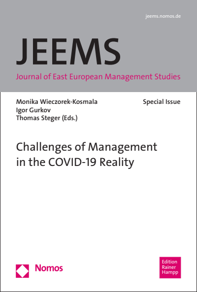Cover of book: Challenges of Management in the COVID-19 Reality