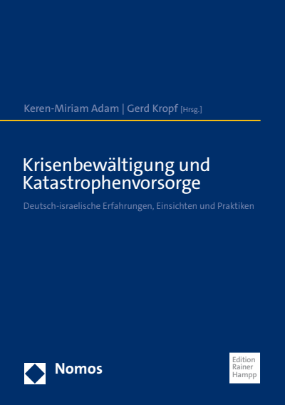 Cover des Buchs: Krisenbewältigung und Katastrophenvorsorge