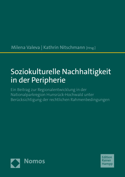 Cover des Buchs: Soziokulturelle Nachhaltigkeit in der Peripherie