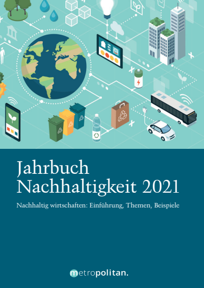 Cover des Buchs: Jahrbuch Nachhaltigkeit 2021