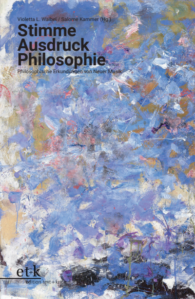 Cover of book: Stimme Ausdruck Philosophie