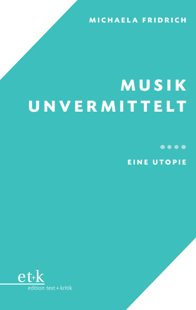 Cover des Buchs: Musik unvermittelt