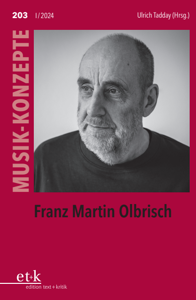 Cover of book: Franz Martin Olbrisch