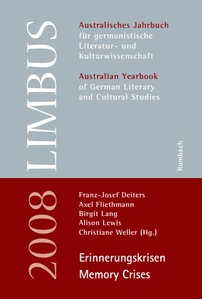 Cover des Buchs: Limbus – Australisches Jahrbuch für germanistische Literatur- und Kulturwissenschaft